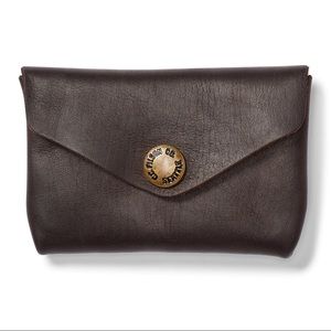 FILSON WORKSHOP WEATHERPROOF LEATHER SNAP WALLET